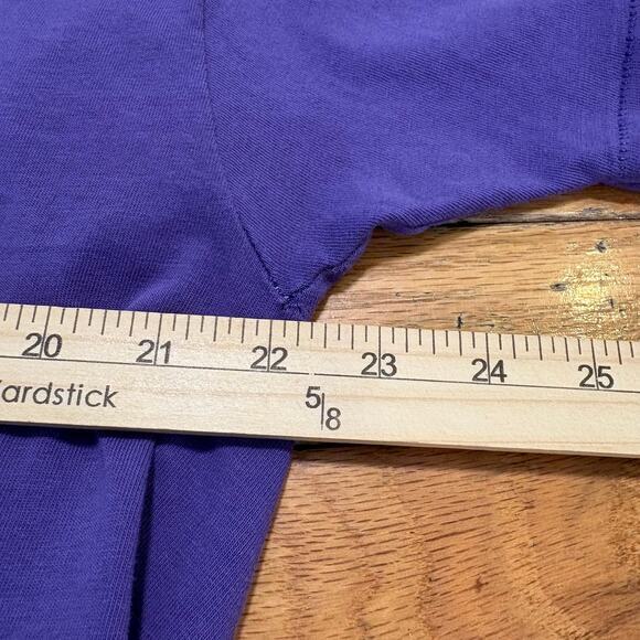 Vintage 90s Single Stitch Scottsdale Arizona Purple T-Shirt Rodeo Cowboy Size XL - Picture 7 of 7